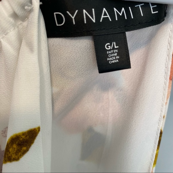 Dynamite Floral Mini Dress - Picture 3 of 4